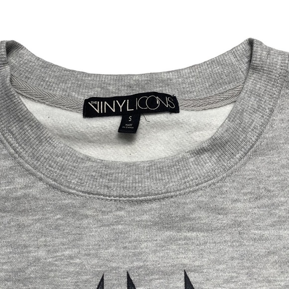 The Vinyl Icons “Def Leopard” Gray Crewneck Sweater S - Picture 5 of 9